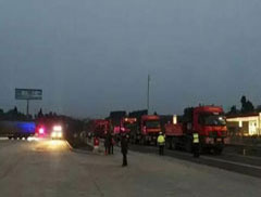 高速全力保障天明電廠大件設(shè)備運輸安全過境